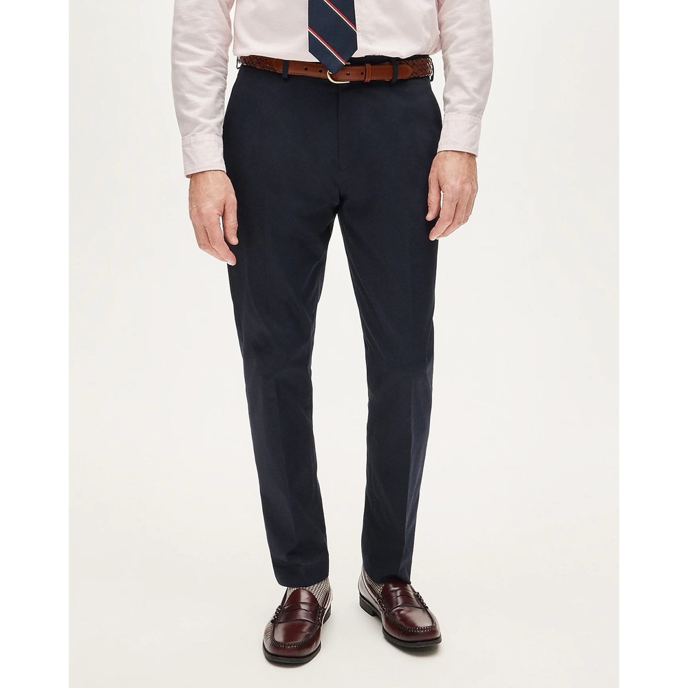 J. CREW Ludlow Slim-fit suit pant in Japanese cotton chino Navy Size 34 CQ522
